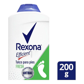 Talco Para Pies Rexona Desodorante Efficient Fresh 200 Gr