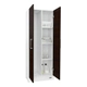 Escobero Organizador De Limpieza 1,80m 2puertas Blanco/choco
