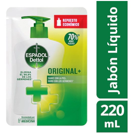 Jabon Liquido Espadol Original Doypack 220 Ml