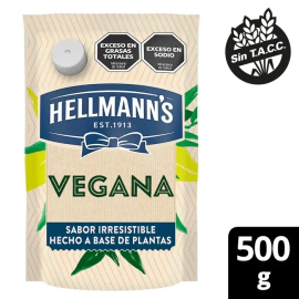 Mayonesa Hellmann's Vegana X 500 Gr