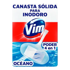 Canasta Sólida Para Inodoro Vim Océano 4 En 1 35g