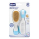 Cepillo Y Peine De Cerda Natural Azul Chicco