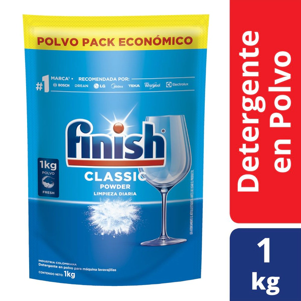 Detergente Finish Automático Classic 1 Kg Recarga