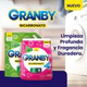 Jabón En Polvo Granby Bicarbonato Baja Espuma De Limón 3 Kg