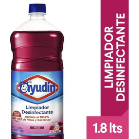 Limpiador Desinfectante Ayudin Liquido Floral 1.8 Lt