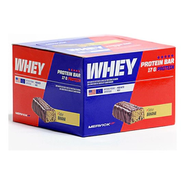 Whey Protein Bar Sabor Banana 35% Protein 12 Unidades X46 Gr Banana