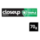 Pasta Dental Triple Protección Close Up Menta 70gr