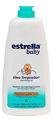 Oleo Calcareo Estrella Baby Vitamina E Y Aloe Vera 500 Ml