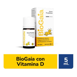 Biogaia Gotas Probioticas Vitamina D Suplemento Dietario 5ml