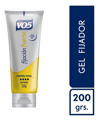 Gel Fijador Fuerte Control Total Vo5 200 Gr