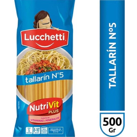 Fideos Lucchetti Tallarín N°5 500 Gr
