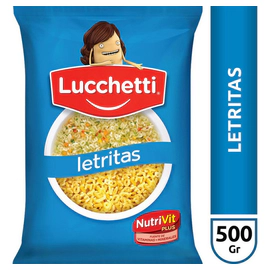 Fideos Lucchetti Letritas 500 Gr