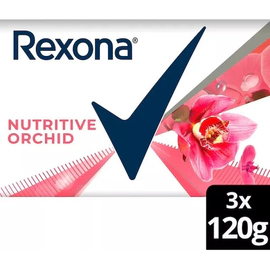 Jabón En Barra Rexona Nutritive Orchid 3 Un 120 Gr