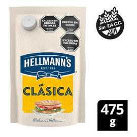 Mayonesa Hellmann's Clásica 475 Gr Doypack