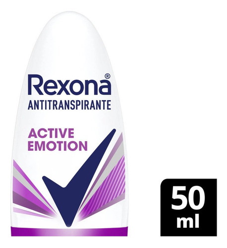 Antitranspirante Rexona Active Emotion Roll On 50 Ml