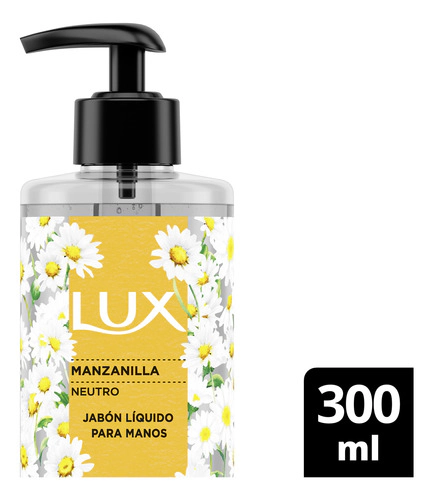 Jabon Liquido Lux Glicerina Manzanilla 300 Ml