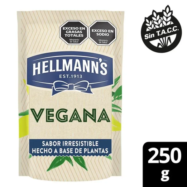 Mayonesa Hellmann's Vegana 250 Gr