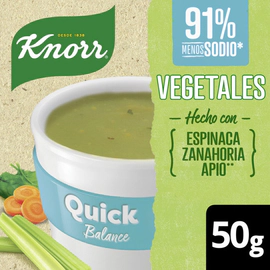 Sopa Instantanea Quick Knorr Vegetales Balance 5 Sobres
