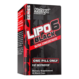 Quemador Grasa Lipo 6 Black Ultra Concentrado Nutrex 60 caps