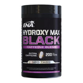 Hydroxy Max Black Ena Sport Quemador De Grasa X 120 Tabletas