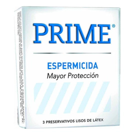 Prime Preservativos Espermicida X 3 Unidades