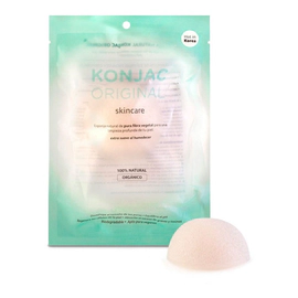 Konjac Esponja Facial Blanca 100% Blanco Puro Limpia Exfolia