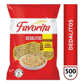 Fideos Favorita Dedalitos 500 Gr