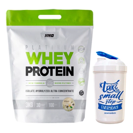Whey Protein 3 Kg + Vaso Star Nutrition Masa Muscular
