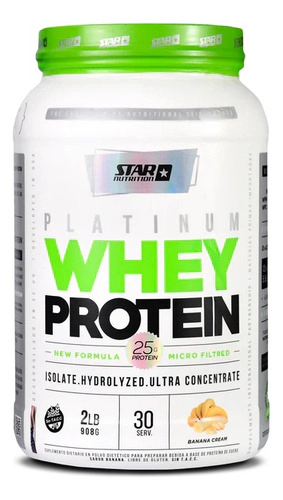 Proteina De Suero Whey Protein Star Nutrition X 2 Lb