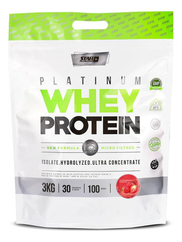 Whey Protein Star Nutrition Proteina De Suero X 3 Kg