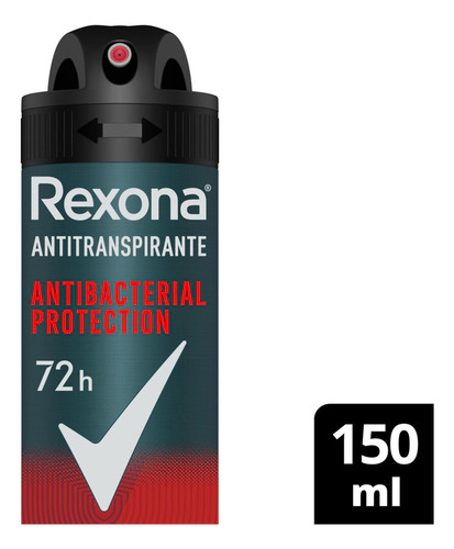 Desodorante Rexona Antibacterial Protection Men 150 Ml