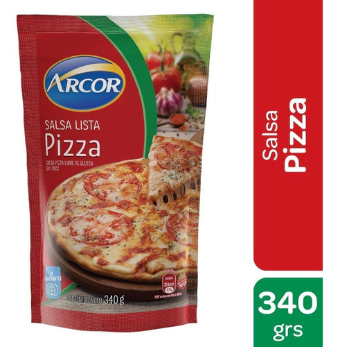 Salsa Lista Para Pizza Arcor Mediana 340 Gr