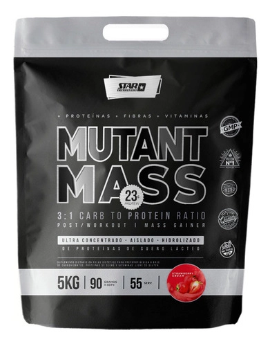 Mutant Mass Ganador De Masa Muscular Star Nutrition X 5 Kg