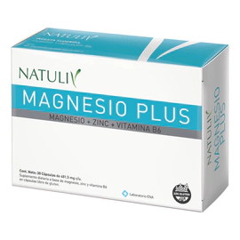 Natuliv Magnesio Plus Con Zinc Y Vitamina B6 X30 Capsulas