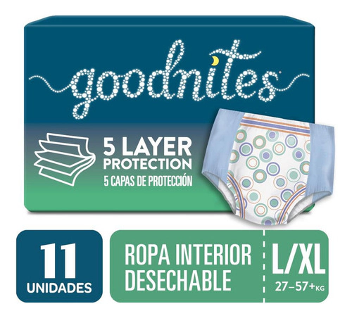 Ropa Interior Para Dormir Huggies Goodnites