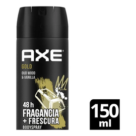 Desodorante Axe Body Spray Gold Vainilla Antibacterial 150ml