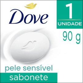 Jabón En Barra Dove Piel Sensible 90 Gr