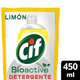 Detergente Cif Bioactive Limón 450 Ml Doypack