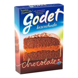 Bizcochuelo De Chocolate Godet Pre Mezcla 480 Gr