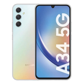 Celular Samsung Galaxy A34 128gb 6gb Ram Plateado