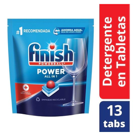 Tabletas Para Lavavajillas Finish Automático 13 Un Doypack