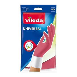 Guantes Style Universal Vileda Talle M Rosa