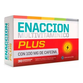 Multivitaminico Enaccion Plus Con Cafeina 30 Comprimidos