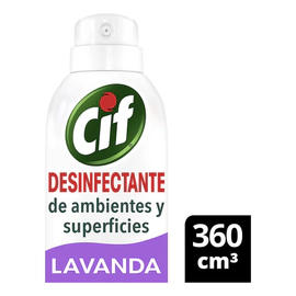 Aerosol Desinfectante De Ambientes Cif Lavanda 260 Gr