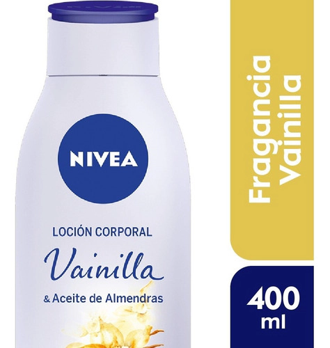 Crema Corporal Nivea Vainilla Y Aceite De Almendras 400 Ml