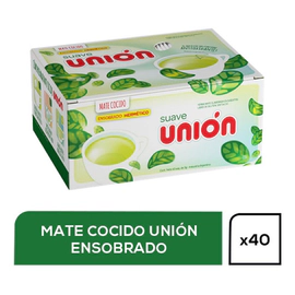 Mate Cocido Suave Union Caja 40 Saquitos