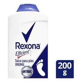 Talco Para Pies Desodorante Rexona Efficient Original 200 Gr