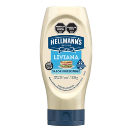 Mayonesa Hellmanns Liviana Sabor Irresistible 320 Gr Botella