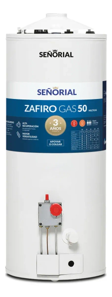 Termotanque Multigas Señorial Zafiro 50 Litros