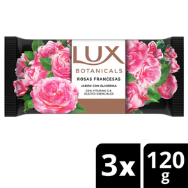 Jabón en Barra Lux Rosas Francesas Multipack 3x120 g